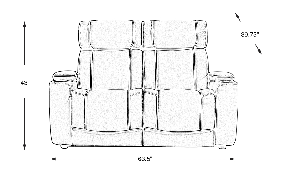 Dimension Image. Please refer to the Dimension Tab on this page for dimension details.