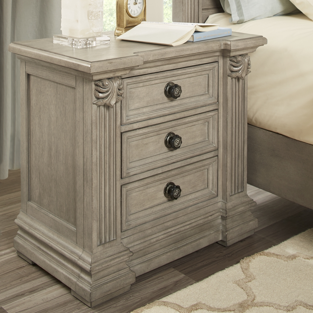 Havencrest Gray Nightstand - Thumbnail - Image 2