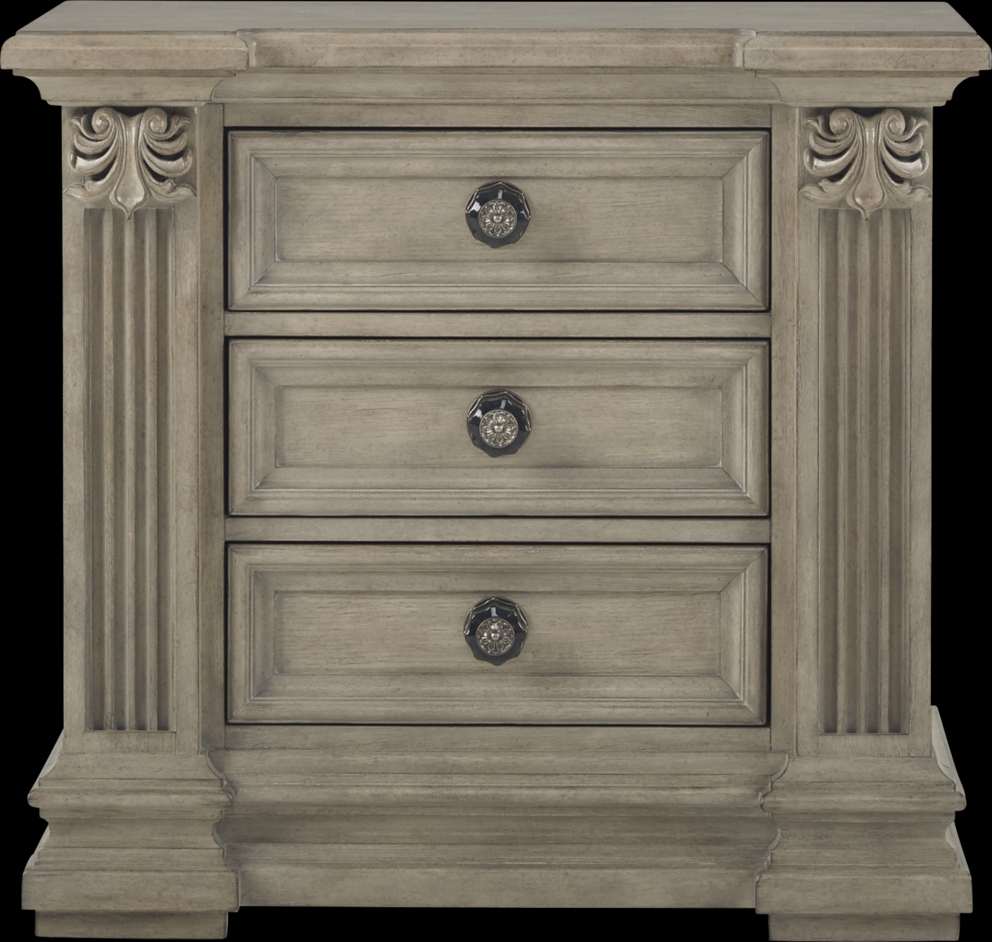 Havencrest Gray Nightstand - Thumbnail - Image 1