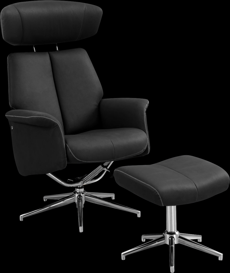 Havenpark Black Accent Chair - Thumbnail - Image 1