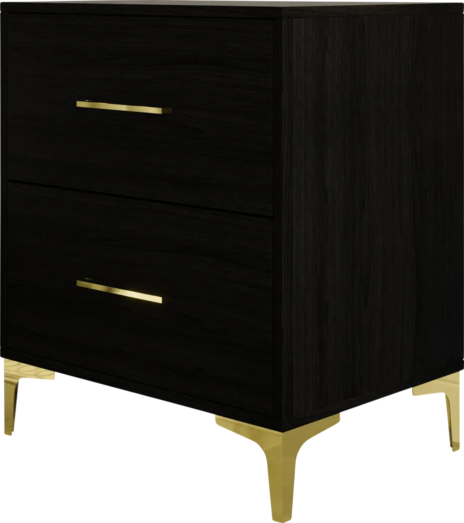 Havenway Black Queen with 2 Nightstands - Thumbnail - Image 8
