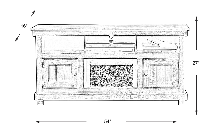 Dimension Image. Please refer to the Dimension Tab on this page for dimension details.