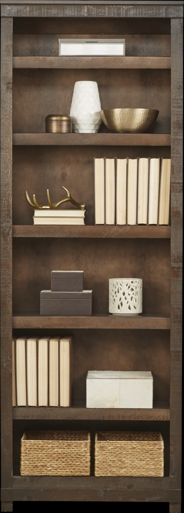 Havenwood Brown 6 Shelf Bookcase - Thumbnail - Image 1