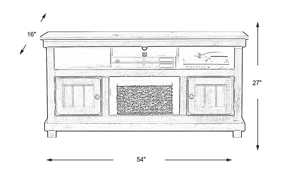 Dimension Image. Please refer to the Dimension Tab on this page for dimension details.