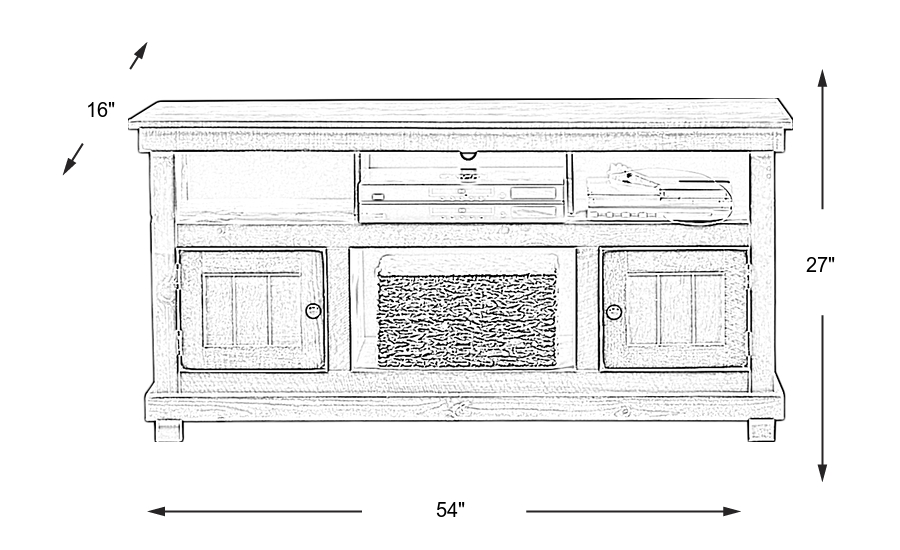 Dimension Image. Please refer to the Dimension Tab on this page for dimension details.