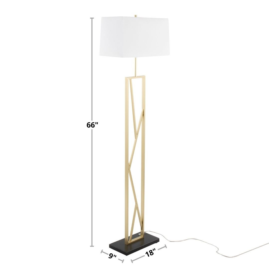 Haver Post Gold Floor Lamp - Thumbnail - Image 11