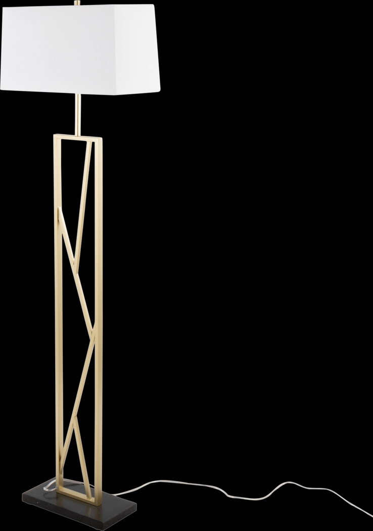 Haver Post Gold Floor Lamp - Thumbnail - Image 5
