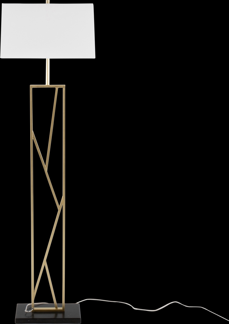 Haver Post Gold Floor Lamp - Thumbnail - Image 6