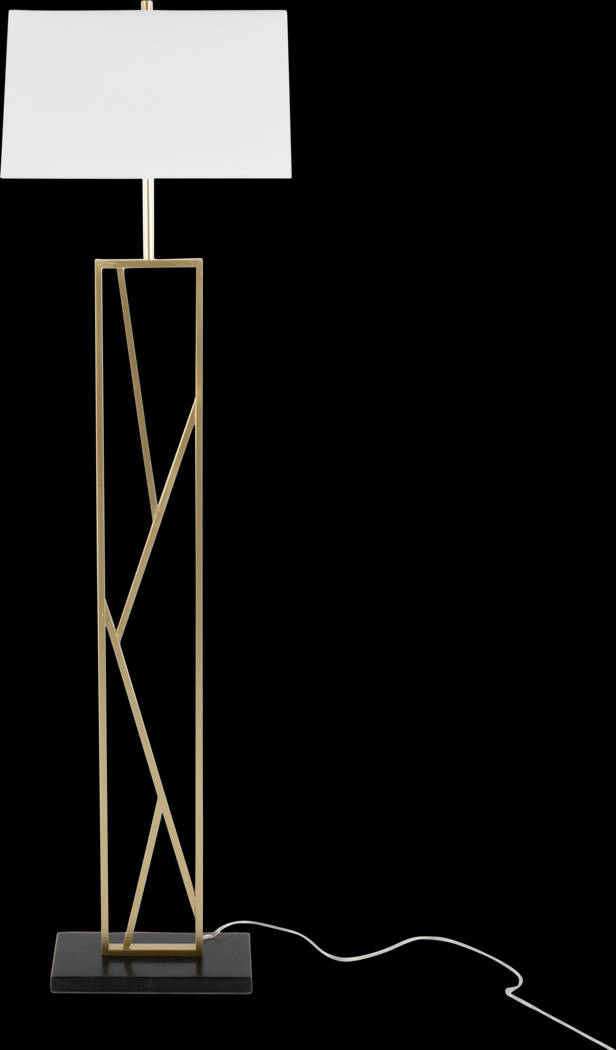Haver Post Gold Floor Lamp - Thumbnail - Image 7