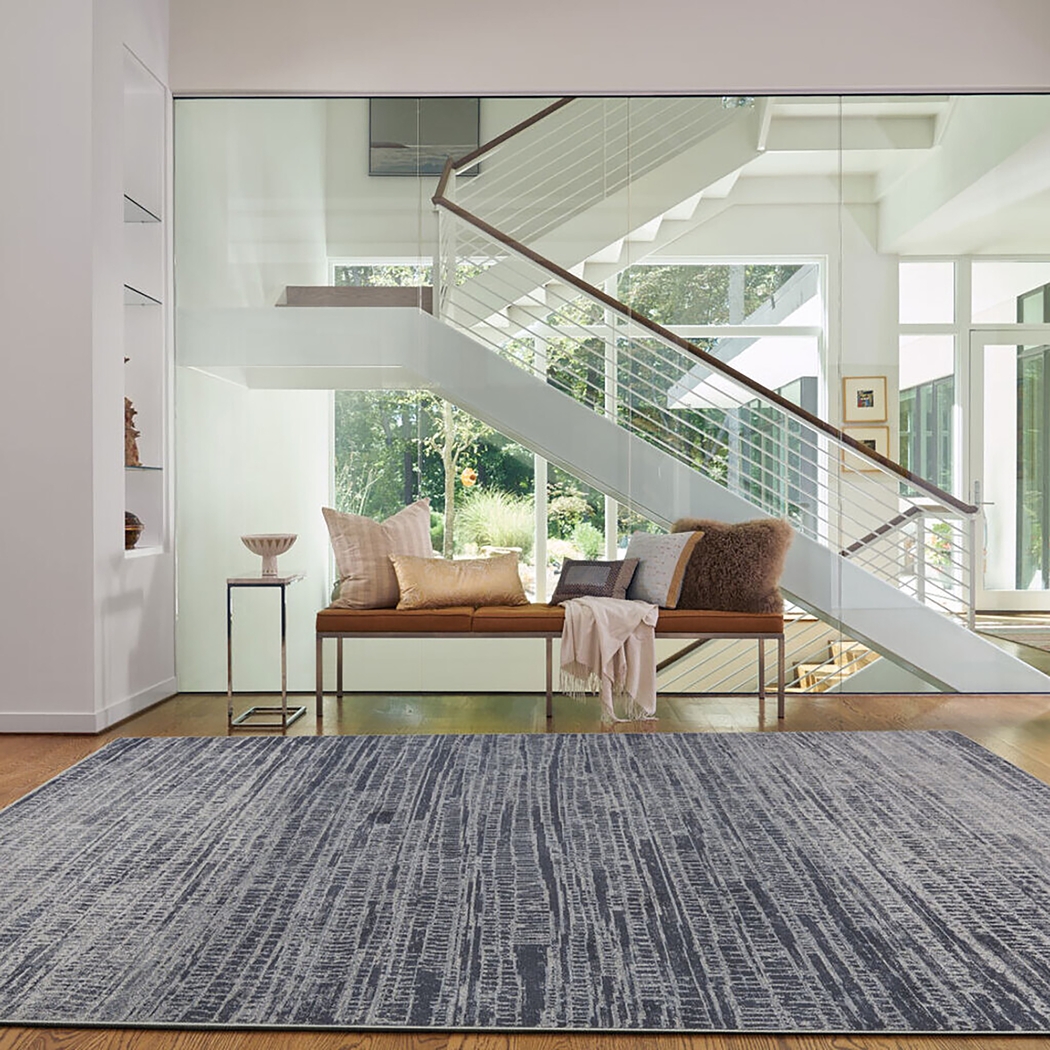 Haverden Blue 6'7 x 9'10 Rug - Thumbnail - Image 2