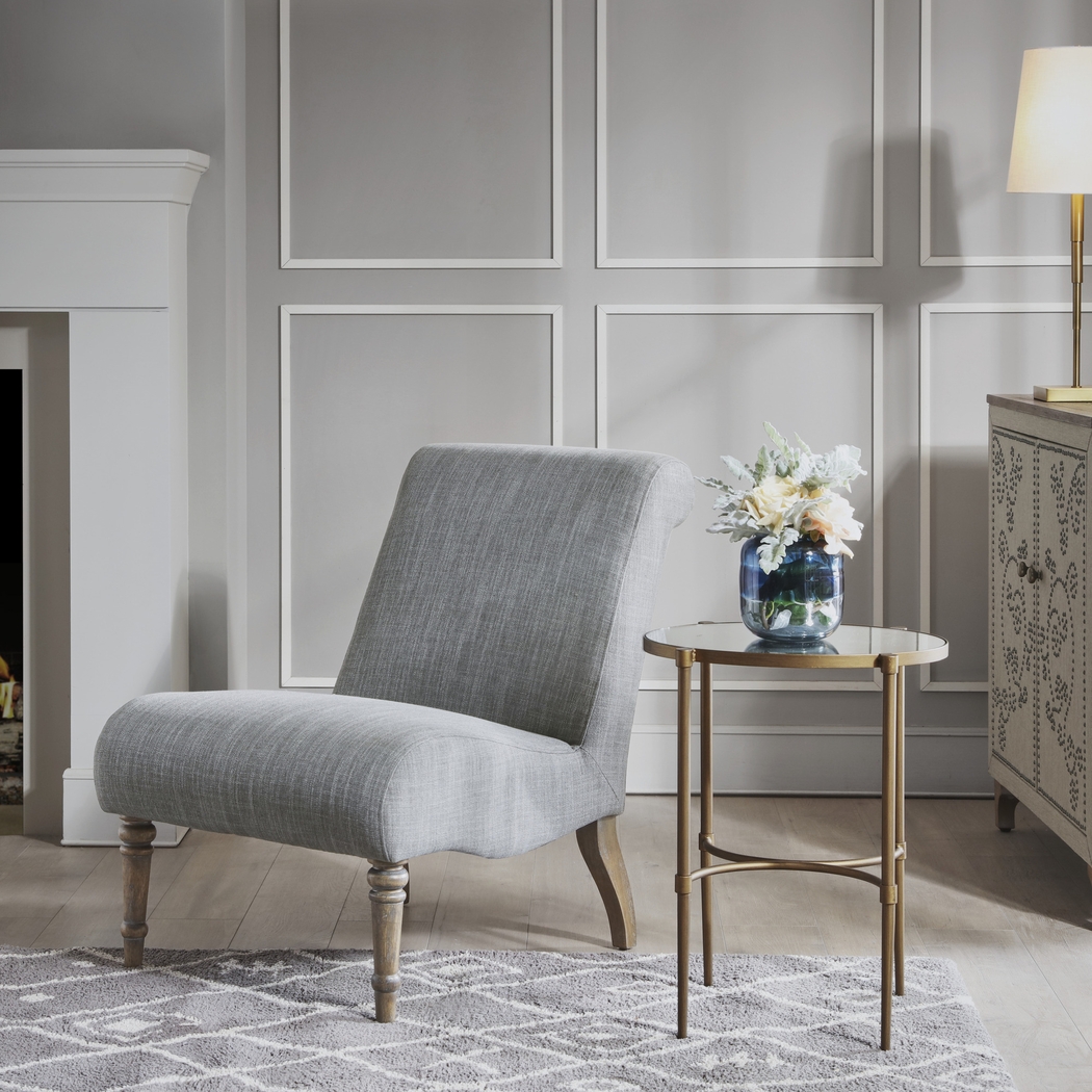 Haviland Gray Accent Chair - Thumbnail - Image 2