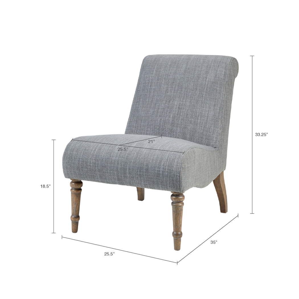 Haviland Gray Accent Chair - Thumbnail - Image 5