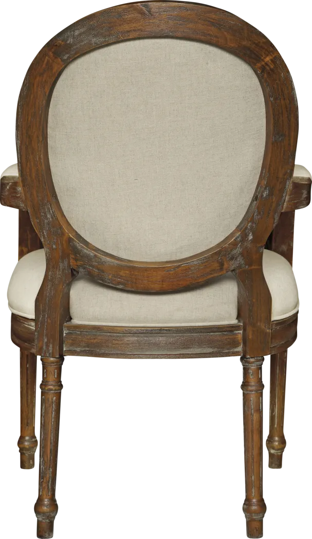 Hawkhorn Beige Accent Chair - Thumbnail - Image 2