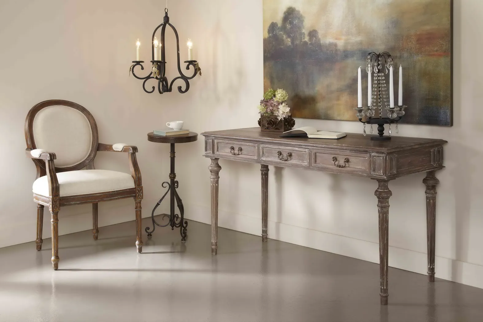 Hawkhorn Beige Accent Chair - Thumbnail - Image 4