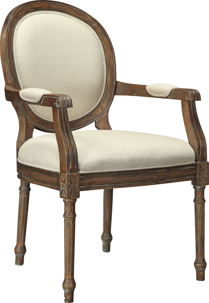 Hawkhorn Beige Accent Chair - Thumbnail - Image 1