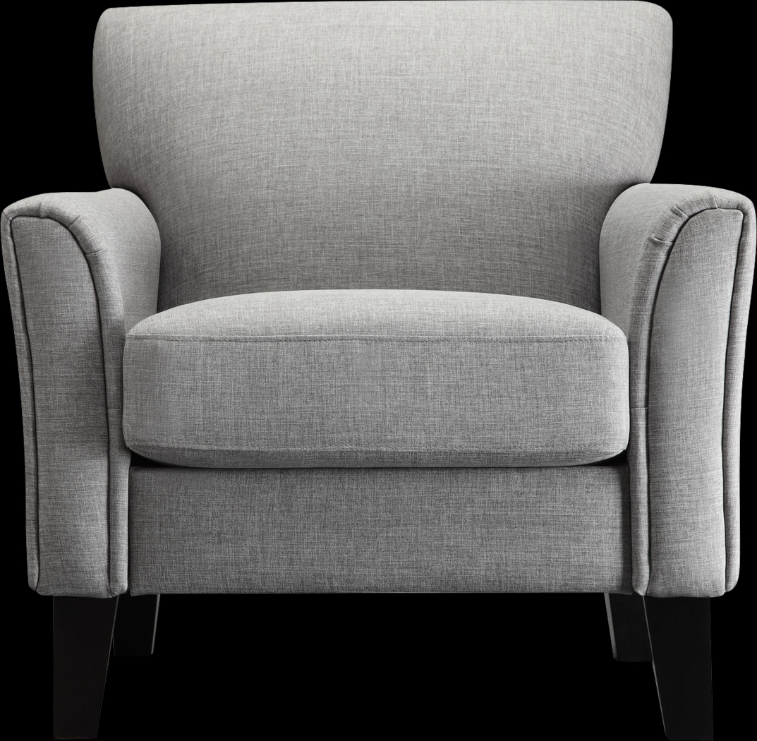 Hawley Gray Accent Chair - Thumbnail - Image 2