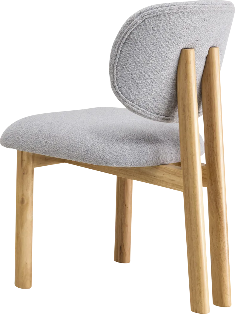 Hayan Light Blue Side Chair, Set of 2 - Thumbnail - Image 4