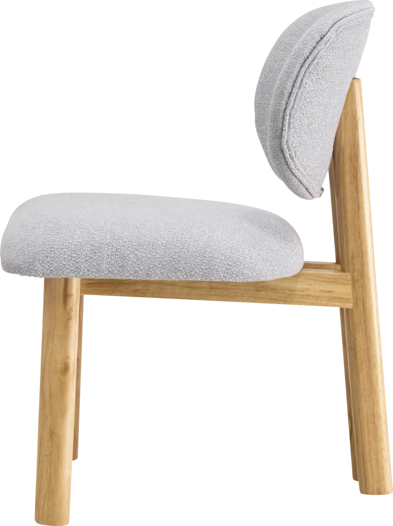 Hayan Light Blue Side Chair, Set of 2 - Thumbnail - Image 5