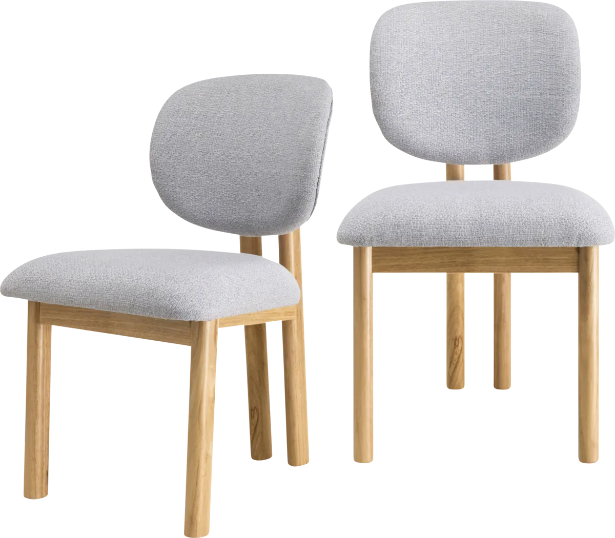 Hayan Light Blue Side Chair, Set of 2 - Thumbnail - Image 1