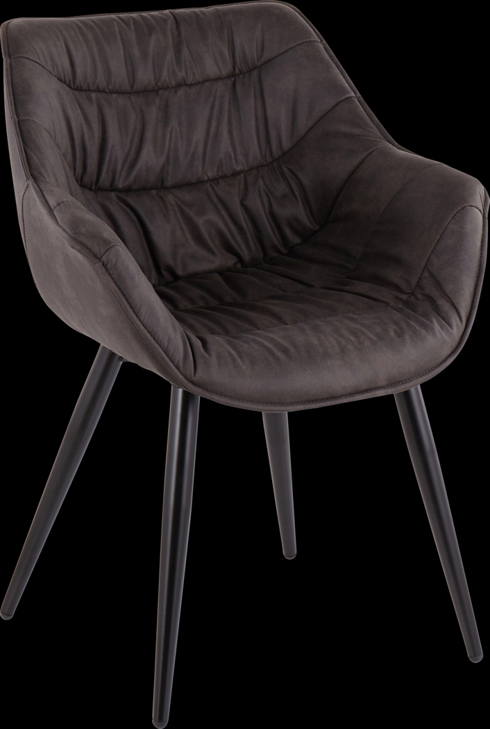 Haycort Black Accent Chair, Set of 2 - Thumbnail - Image 2