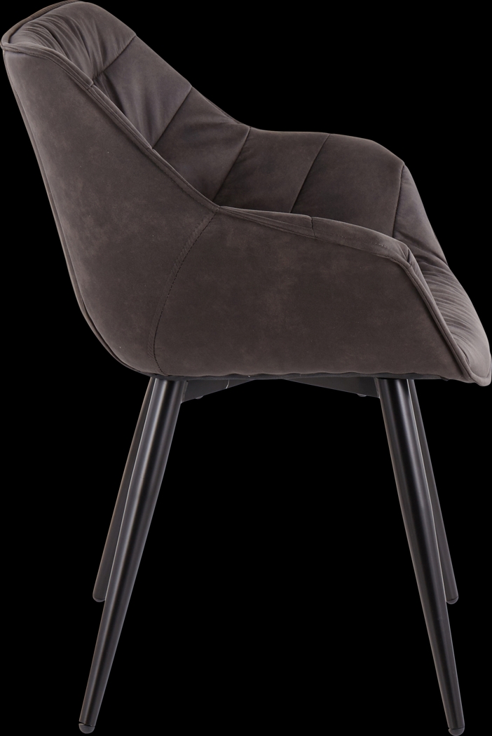 Haycort Black Accent Chair, Set of 2 - Thumbnail - Image 3