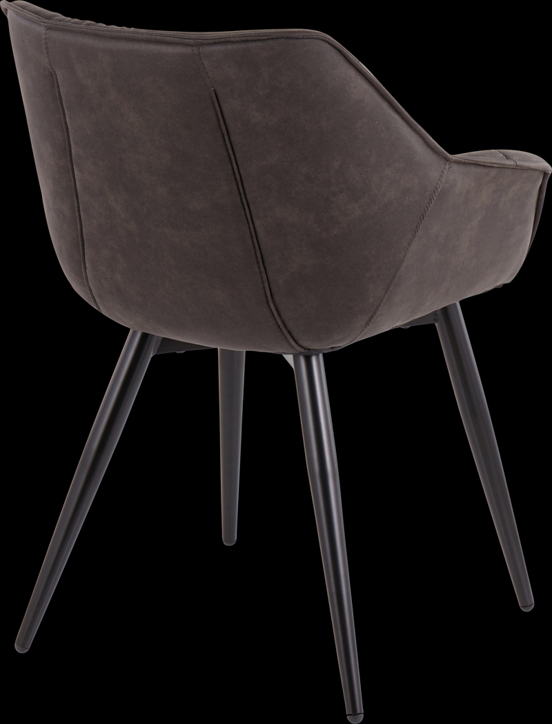 Haycort Black Accent Chair, Set of 2 - Thumbnail - Image 4