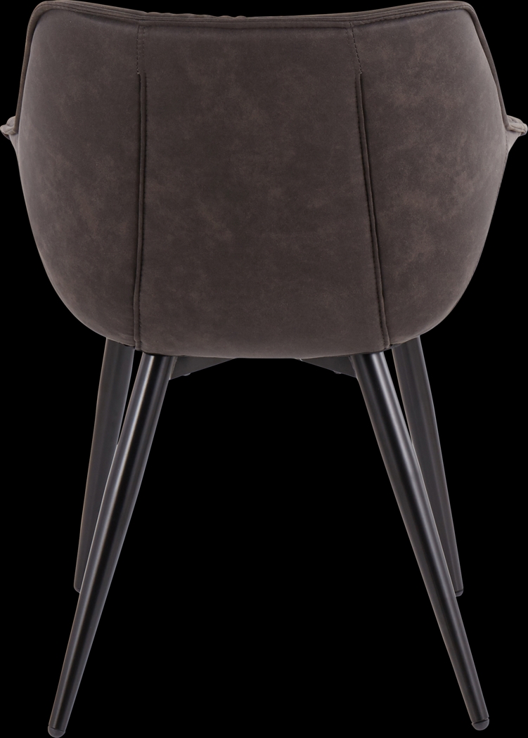 Haycort Black Accent Chair, Set of 2 - Thumbnail - Image 5