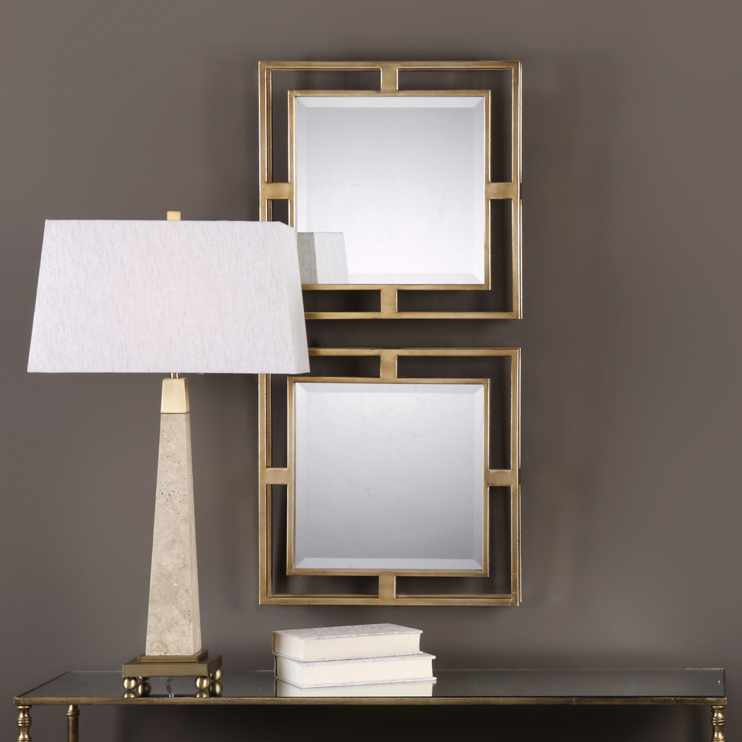 Haydin Gold Mirror, Set of 2 - Thumbnail - Image 3