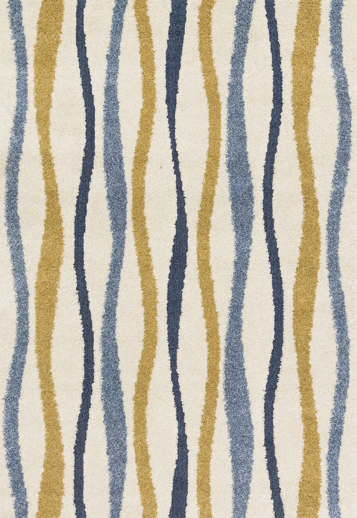 Haydon Blue 5'3 x 7'7 Rug - Thumbnail - Image 1