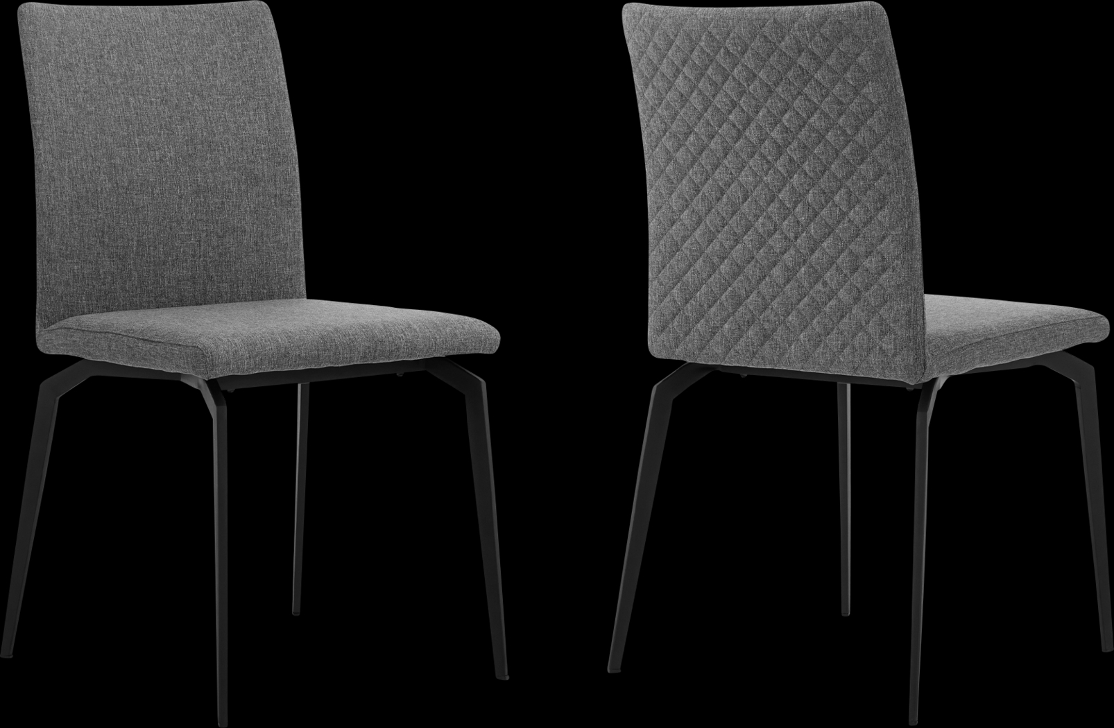 Hayla Gray Dining Chair, Set of 2 - Thumbnail - Image 1