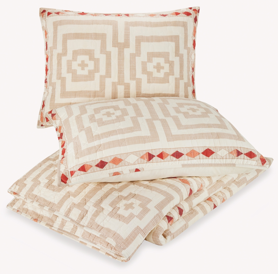 Haysford Cream Full/Queen 3 Pc Quilt Set - Thumbnail - Image 6