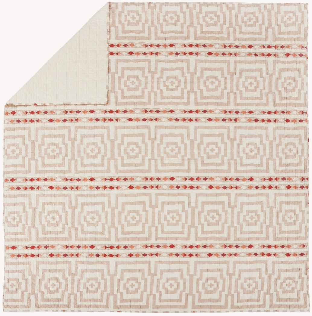 Haysford Cream King 3 Pc Quilt Set - Thumbnail - Image 5