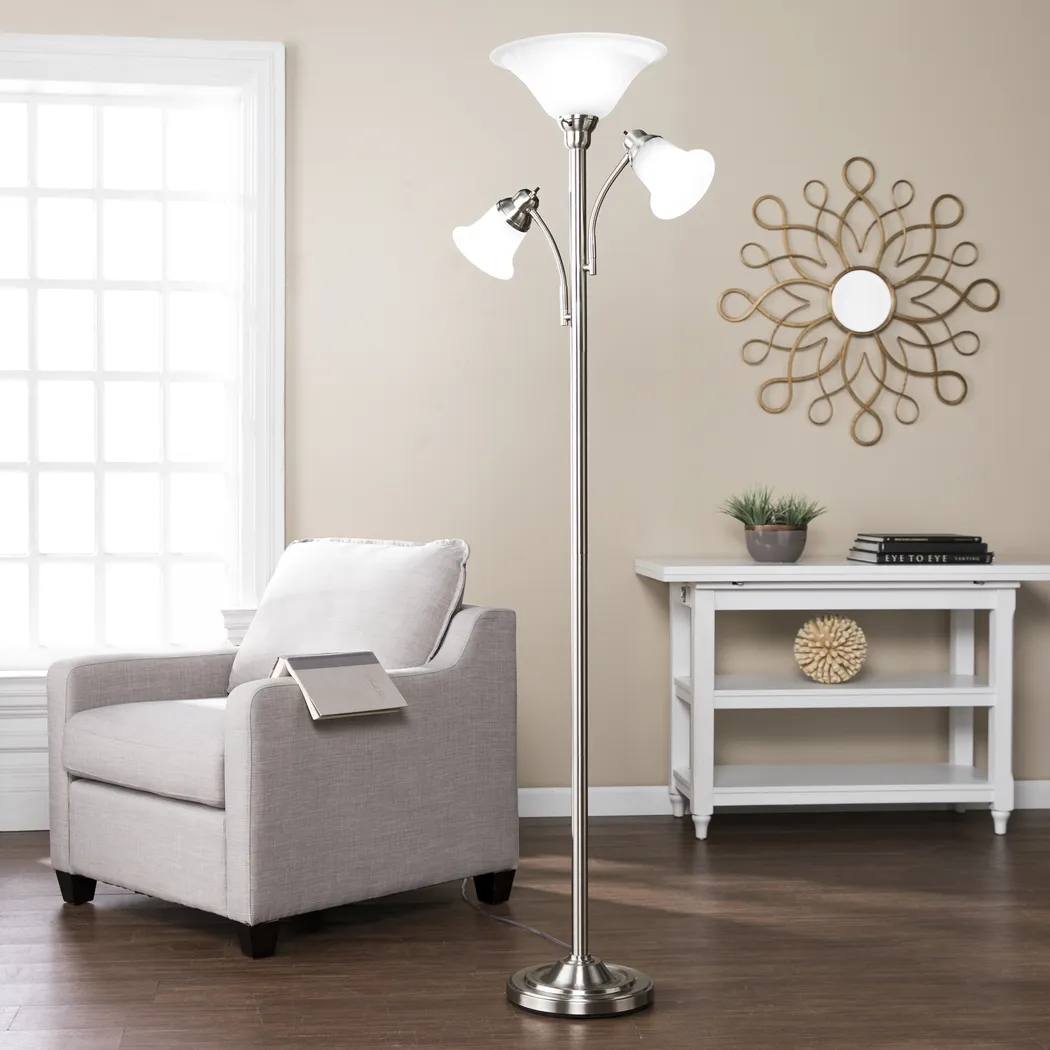 Hayter Gray Floor Lamp - Thumbnail - Image 2