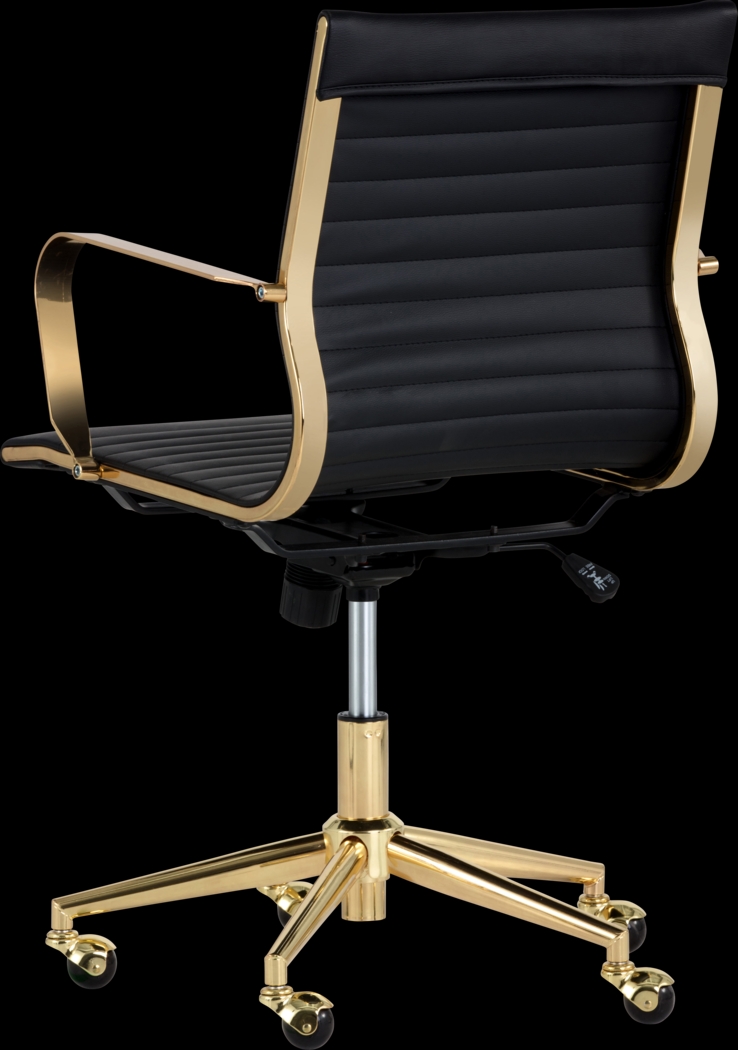 Hayvin Black Office Chair - Thumbnail - Image 3