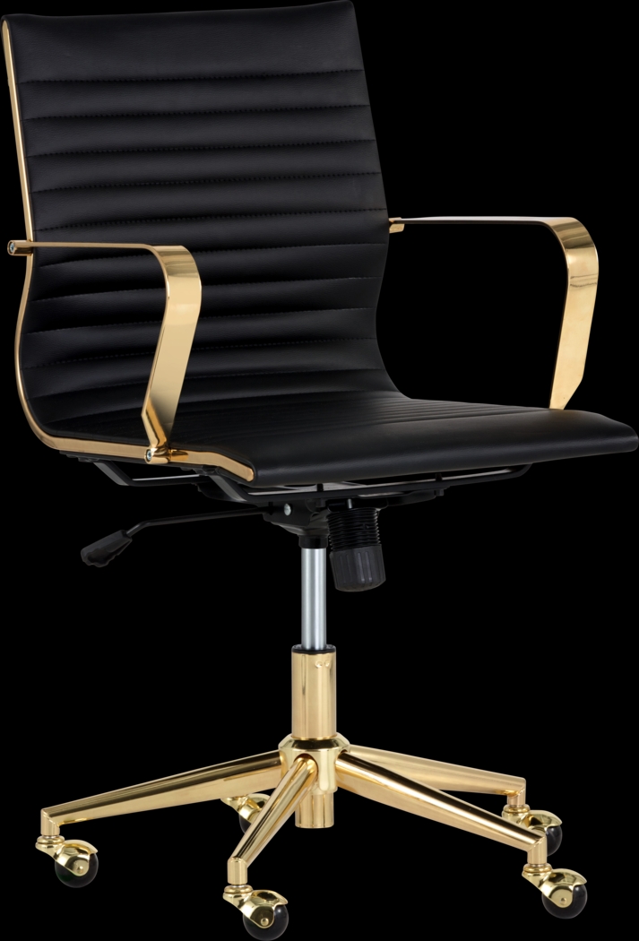 Hayvin Black Office Chair - Thumbnail - Image 1