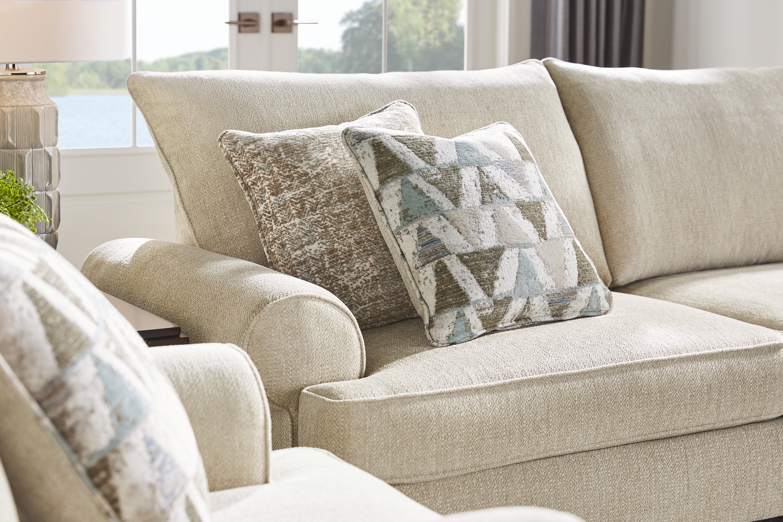 Hayward Beige 8 Pc Living Room - Thumbnail - Image 3