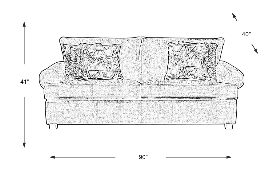 Dimension Image. Please refer to the Dimension Tab on this page for dimension details.