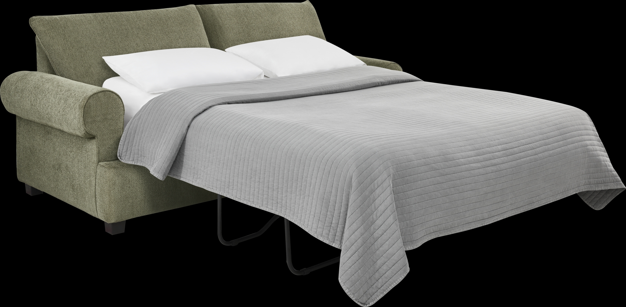 Hayward Green Sleeper Sofa - Thumbnail - Image 2