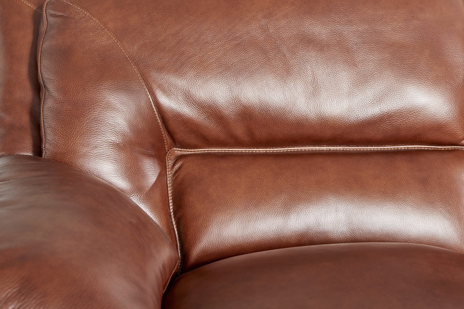 Hayworth Brown Leather Chair - Thumbnail - Image 4