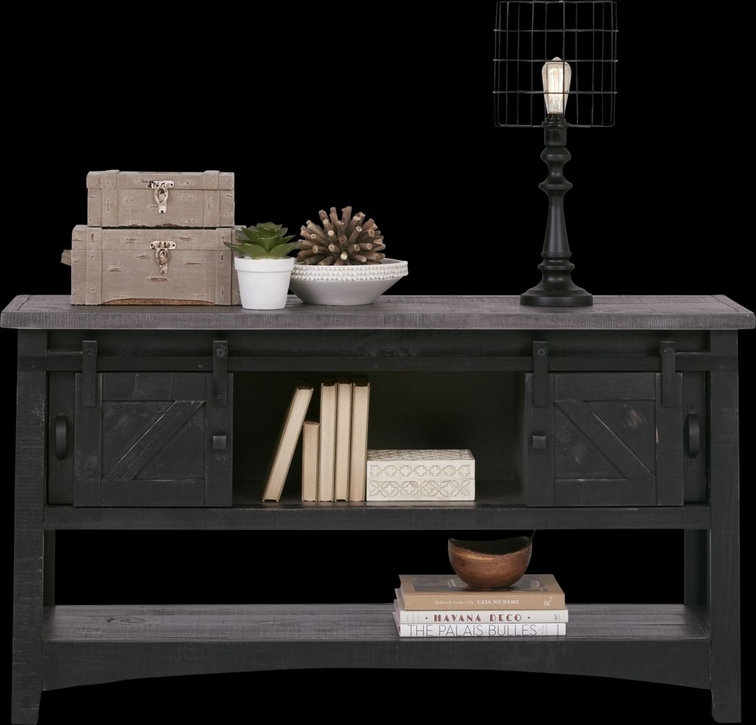 Hazel Peak Black Credenza - Thumbnail - Image 2