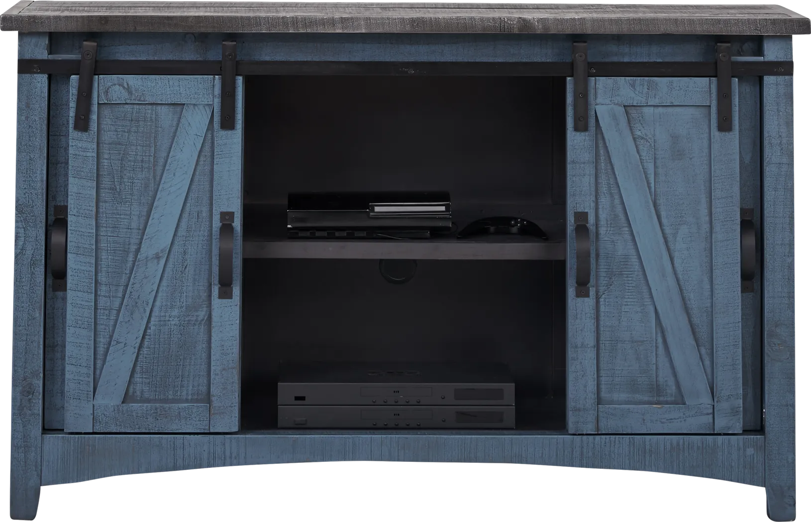 Hazel Peak Blue 58 in. Console - Thumbnail - Image 2