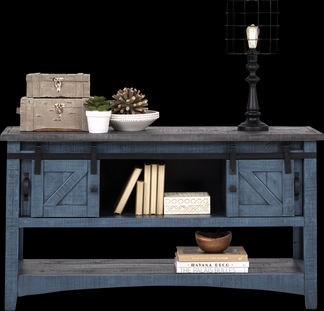 Hazel Peak Blue Credenza - Thumbnail - Image 2
