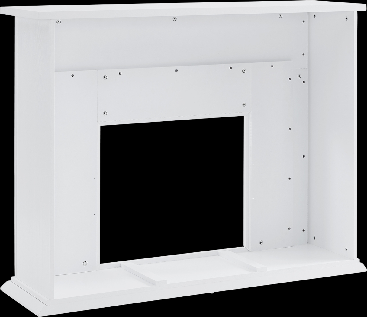 Hazelhurst IV White 50 in. Console With Touch Panel Electric Fireplace - Thumbnail - Image 2