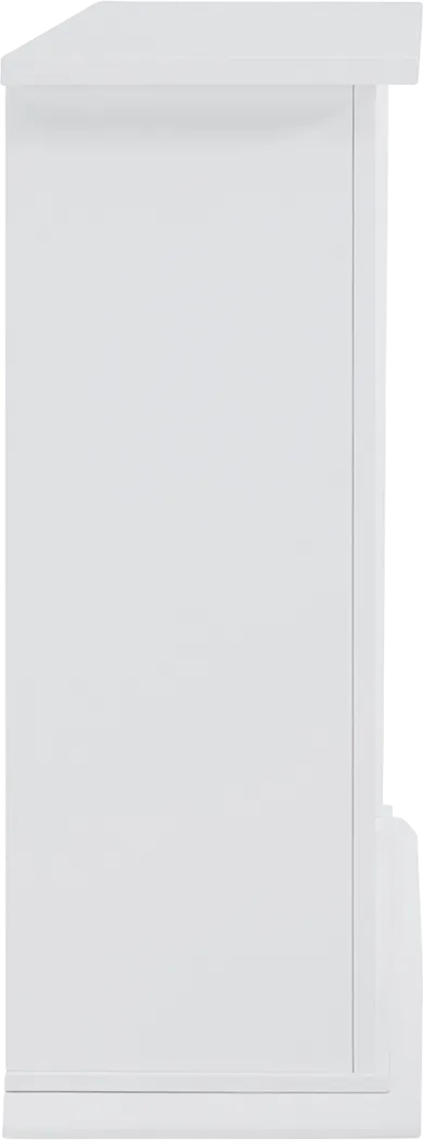 Hazelhurst IV White 50 in. Console With Touch Panel Electric Fireplace - Image 5