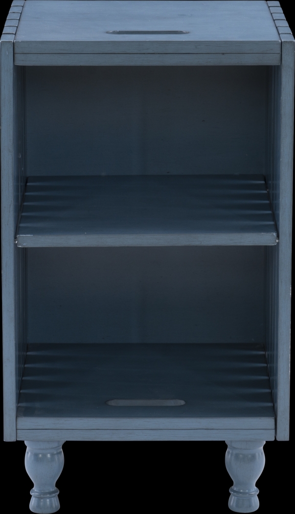 Hazelle Blue Accent Table - Thumbnail - Image 2