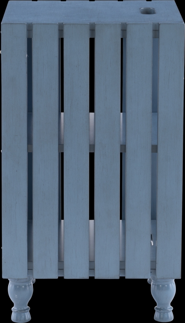 Hazelle Blue Accent Table - Thumbnail - Image 3