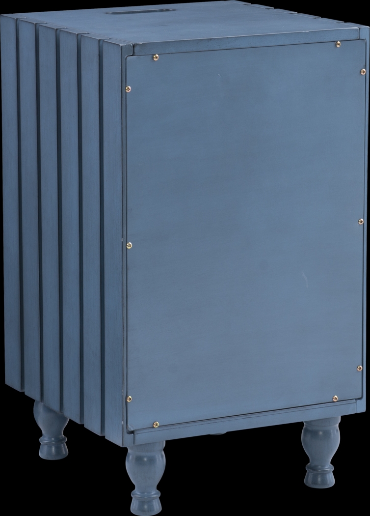 Hazelle Blue Accent Table - Thumbnail - Image 4