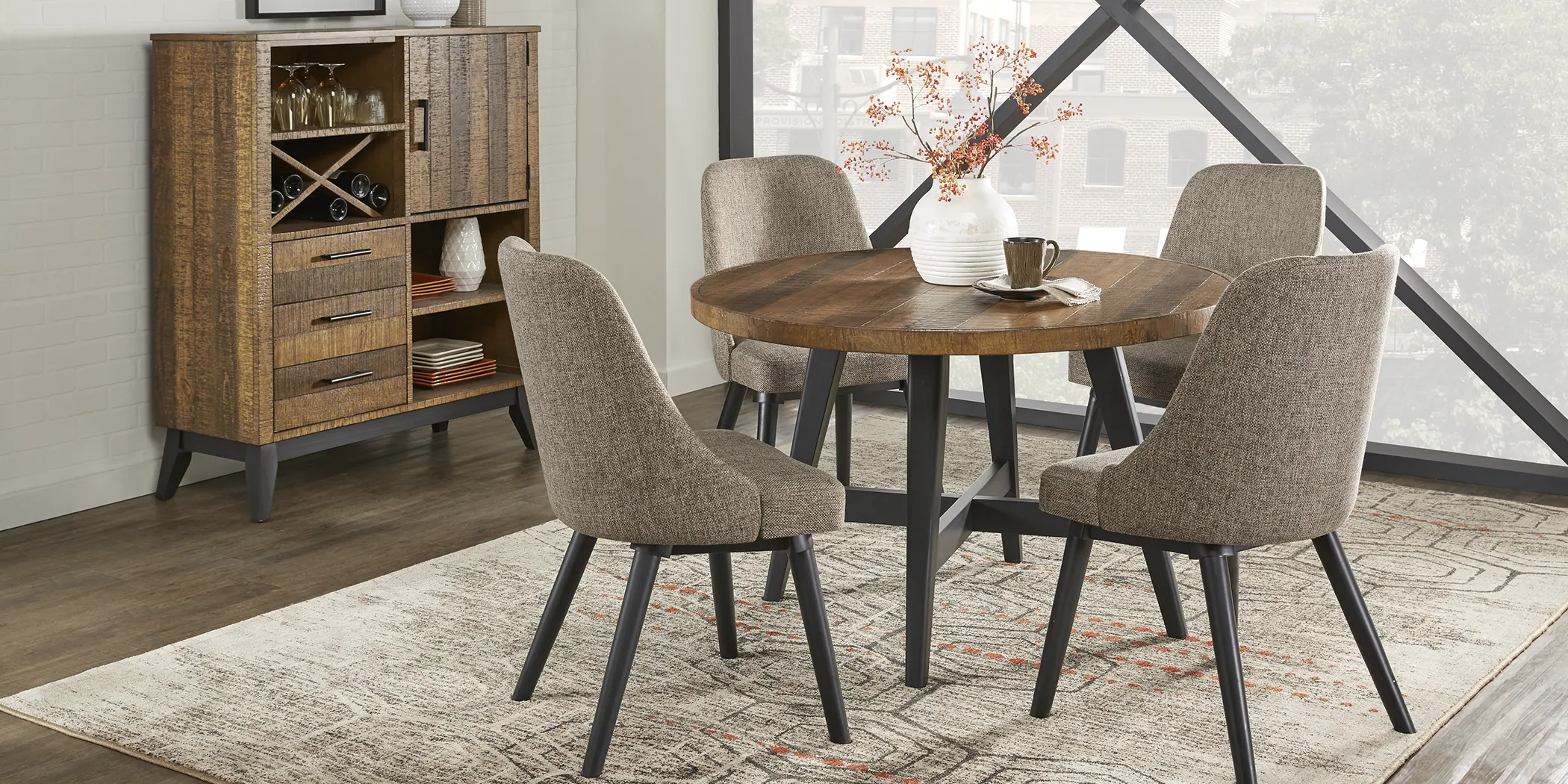 Hazelnut Lodge Wheat Dining Table - Thumbnail - Image 3