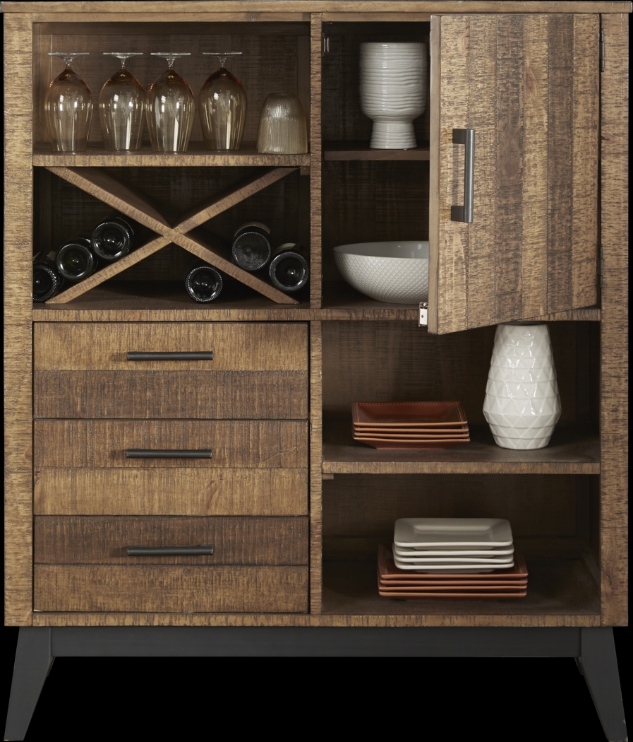 Hazelnut Lodge Wheat Cabinet - Thumbnail - Image 2