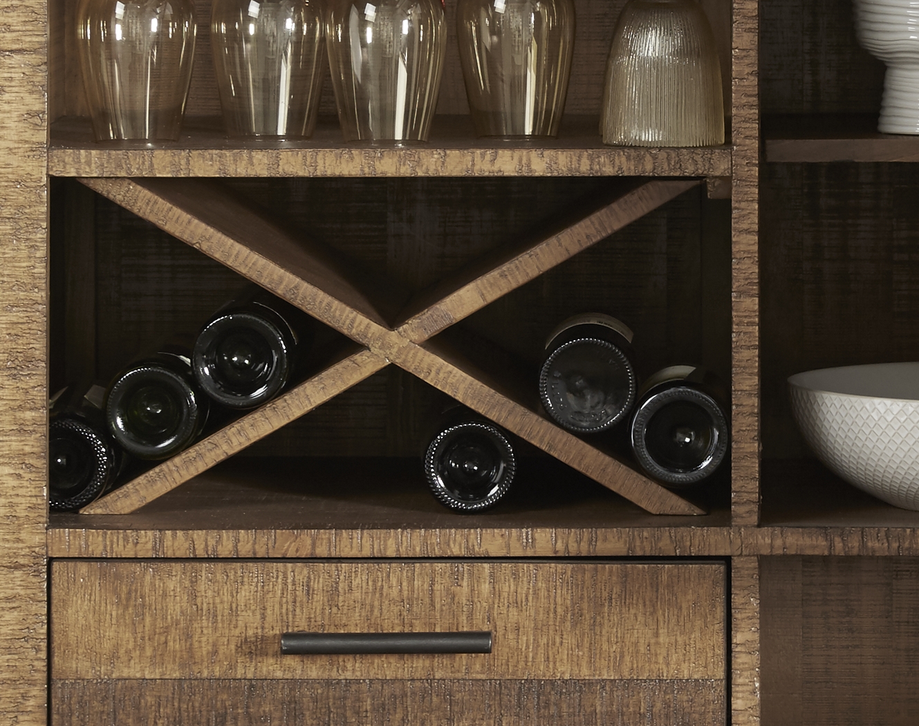 Hazelnut Lodge Wheat Cabinet - Thumbnail - Image 4